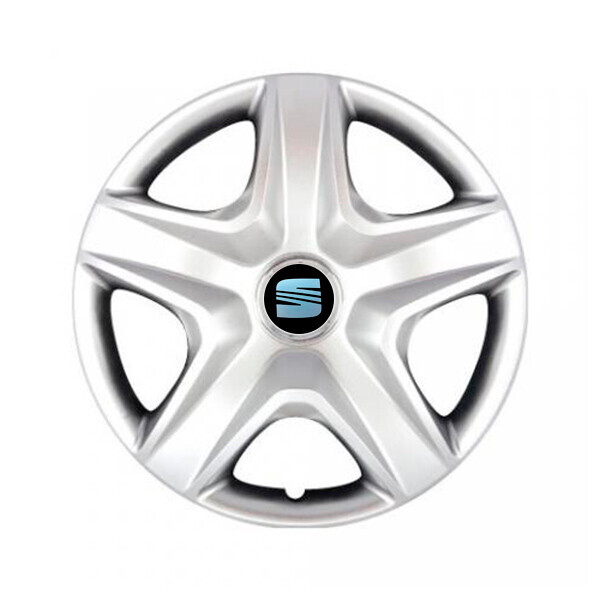 

Автомобильные колпаки SKS 340 R15 4 шт Серебристые (с логотипом Seat)