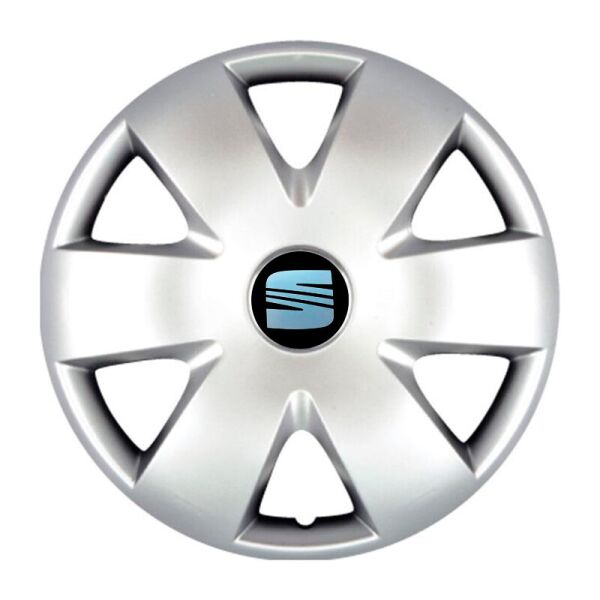 

Автомобильные колпаки SKS 308 R15 4 шт Серебристые (с логотипом Seat)