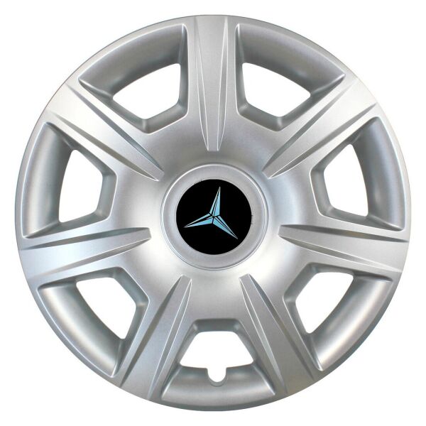 

Автомобильные колпаки SKS 327 R15 4 шт Серебристые (с логотипом Mercedes)