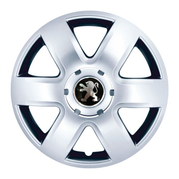 

Автомобильные колпаки SKS 337 R15 4 шт Серебристые (с логотипом Peugeot)