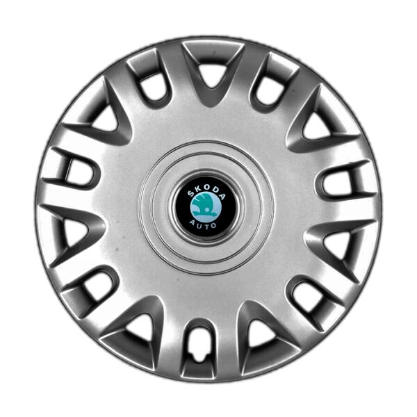 

Автомобильные колпаки SKS 333 R15 4 шт Серебристые (с логотипом Skoda)