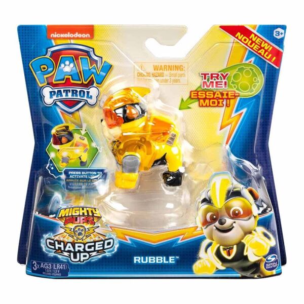

Фигурка Spin Master Paw Patrol Мегащенки Крепыш механическая с подсветкой (SM16655/7919)