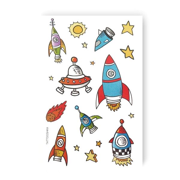 

Временное Тату tattooshka набор Ракеты (WS-A182)