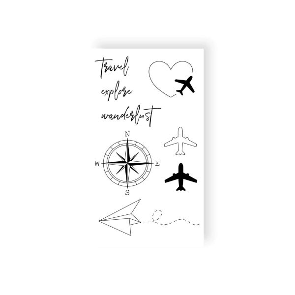 

Временное Тату tattooshka Путешествия (L-2)