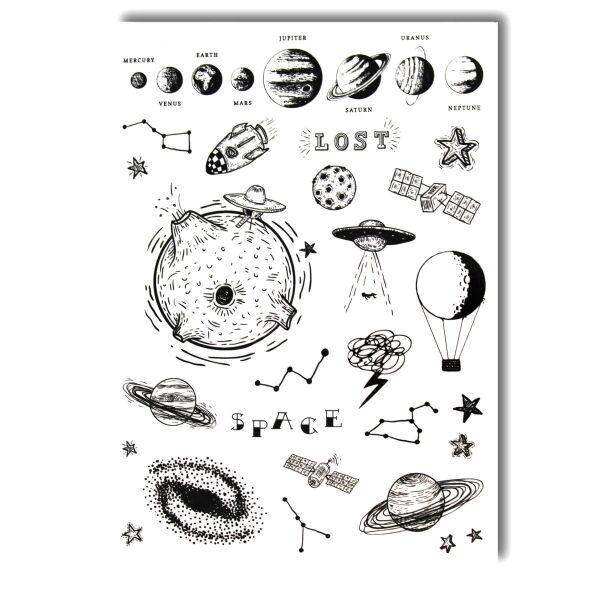 

Временное Тату tattooshka Космический Бум (LC-124)