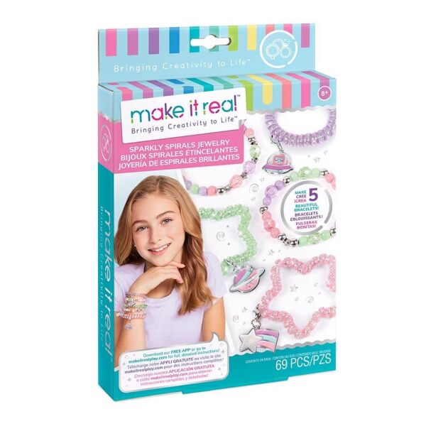 

Набор для создания шарм браслетов Make it Real Блестящие пружинки (MR1210)