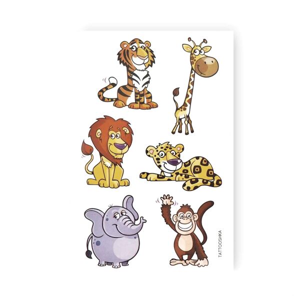 

Временное Тату tattooshka набор Джунгли (WS-A064)