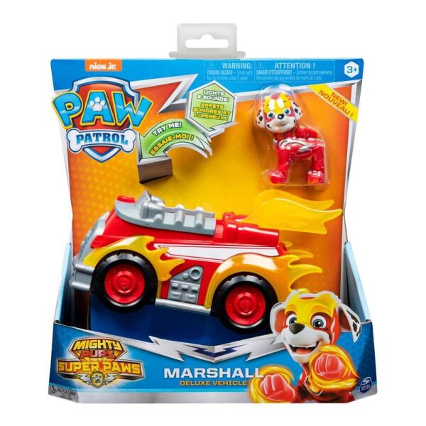 

Машинка трансформер Spin Master Paw Patrol Мегащенки c фигуркой Маршала с эффектами (SM16776/7271)