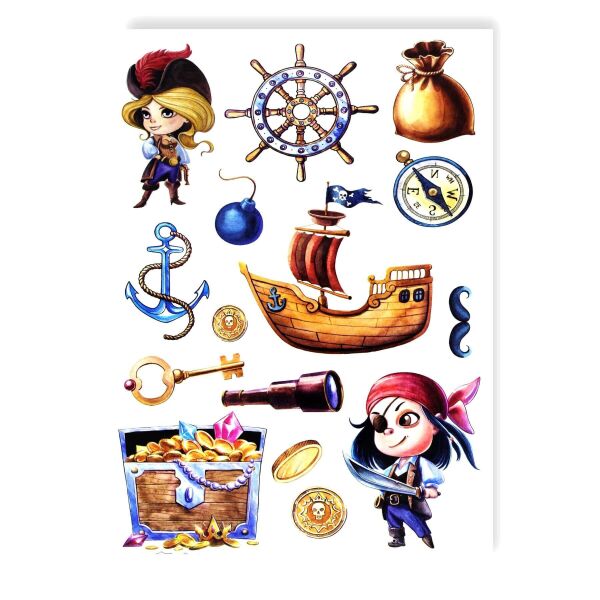 

Временное Тату tattooshka сет Пираты (TH-379)