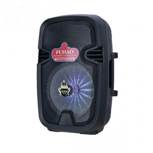 

Колонка акумуляторная акустика FUHAO FH-A08 / 50W (USB/FM/Bluetooth) Светомузыка