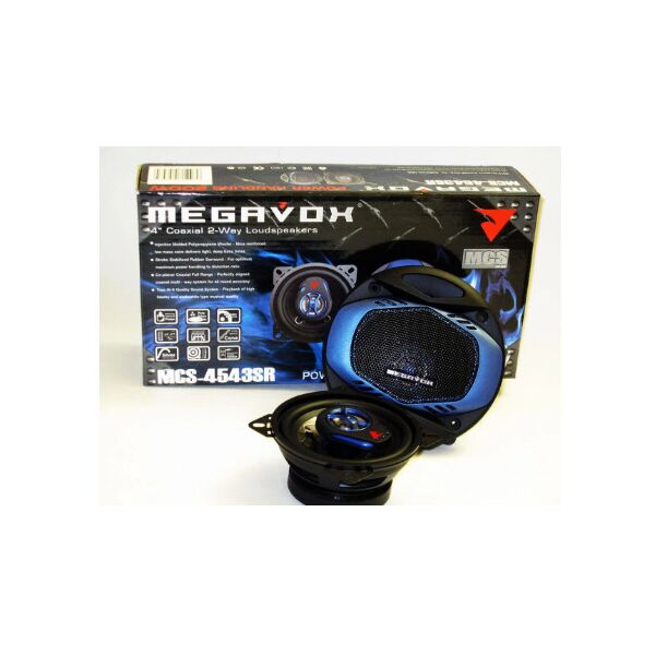 

Динамики в авто MEGAVOX MET-4543 200W/4''
