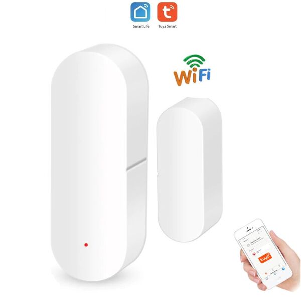

Беспроводной WiFi датчик открытия для дверей и окон Digital Lion DAS-01w, поддержка Tuya, Android & iOS