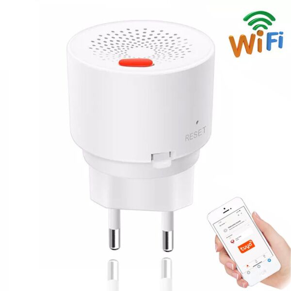 

WiFi датчик природного газа Digital Lion NGD-01w | Бытовой сигнализатор метана (CH4) с удаленным управлением