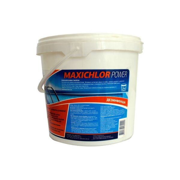 

Таблетки для дезинфекции бассейна Maxi Chlor Power , 1 кг Power of Water