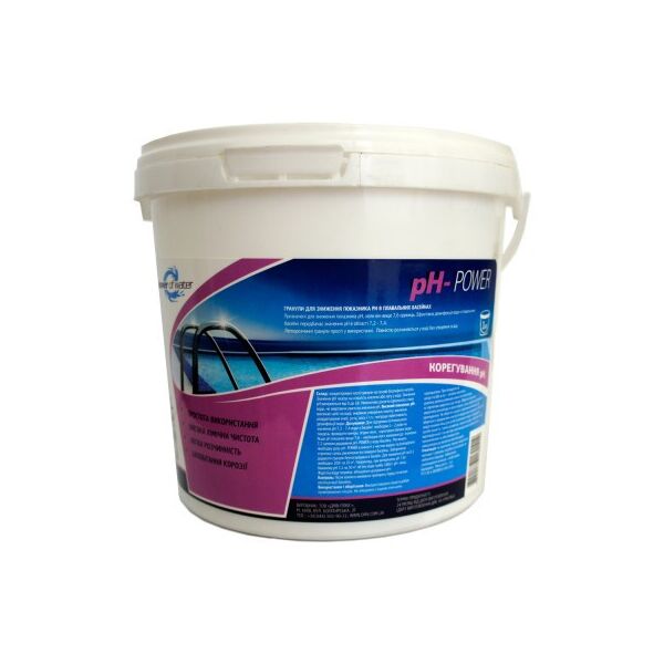

PH минус в гранулах 1 кг Power of Water Англия. Препарат для снижения pH воды pH minus.
