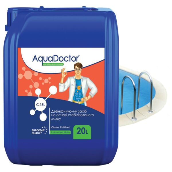 

Гипохлорит натрия AquaDoctor C-15L, 20 л