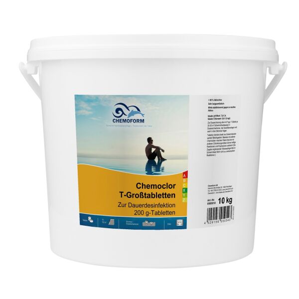 

Кемохлор Chemoform Т-Таблетки 200г, медленно растворимый, 10 кг