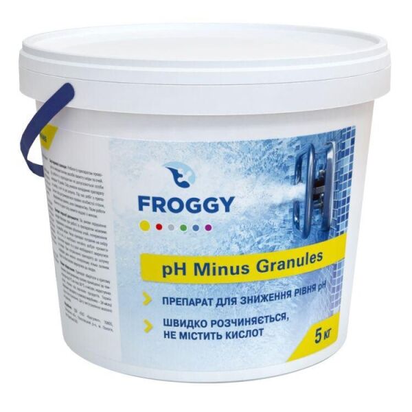 

Средство для понижения pH воды в бассейне Froggy Ph минус в гранулах, 5 кг.