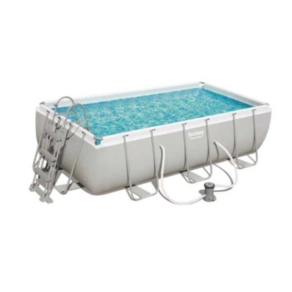 

Каркасный прямоугольный бассейн Bestway 56441 (404х201х100) с картриджным фильтром и лестницей