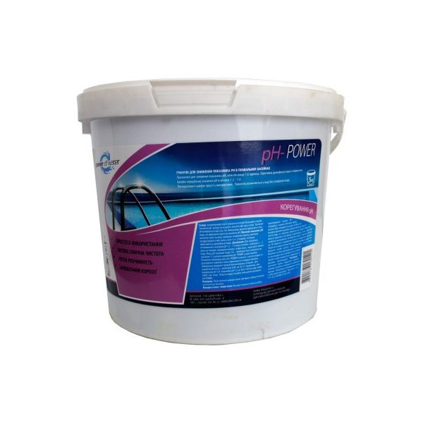 

PH минус в гранулах Power 5 кг Power of Water Англия. Препарат для снижения pH воды pH minus.