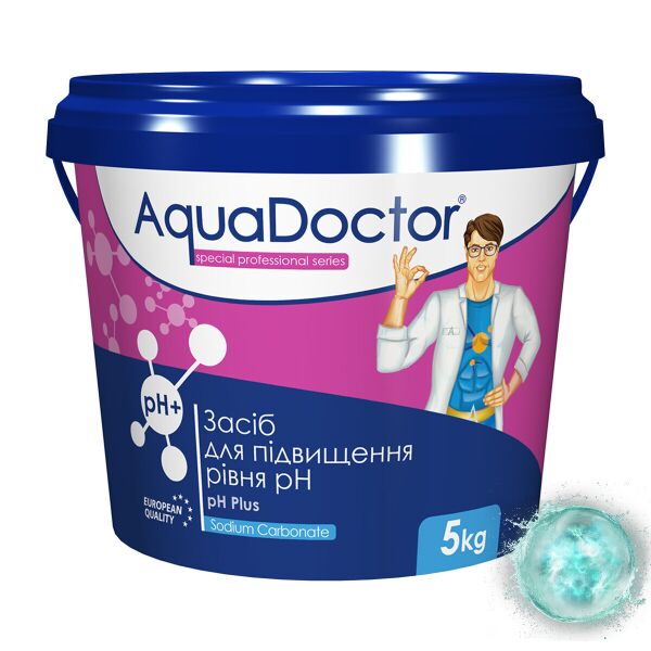 

Средство для повышения уровня pH AquaDoctor pH Plus, 5 кг.