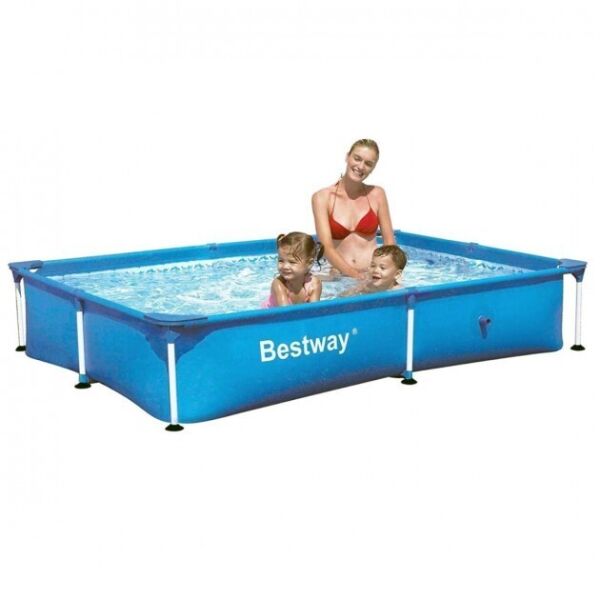 

Каркасный прямоугольный бассейн Bestway 56401 (221х150х43)