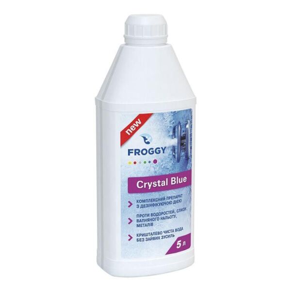 

Комплексный препарат для обработки воды Froggy Crystal Blue (5 л)