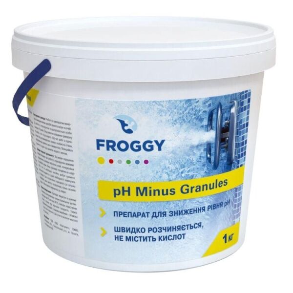 

PH минус в гранулах 1 кг. Froggy. Средство для понижения pH в бассейне