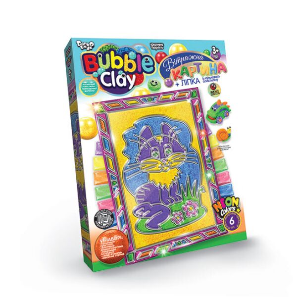 

Витражная картина 6 «BUBBLE CLAY» из пластилина(BBC-02-06U)