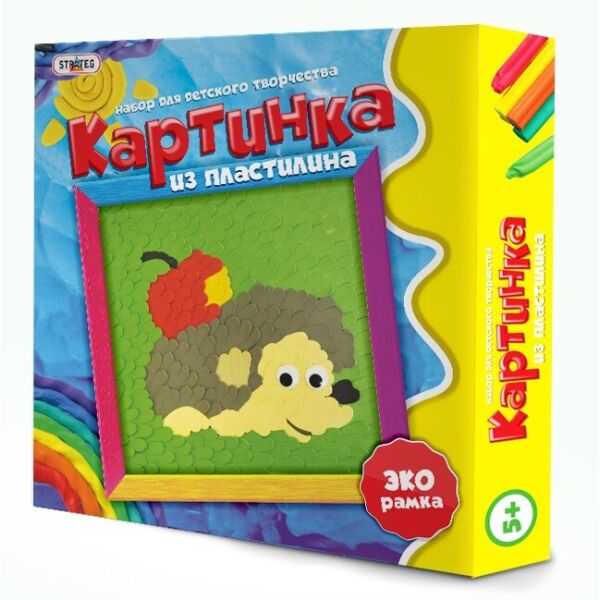 

Картина из пластилина «Ежик»(4009S)