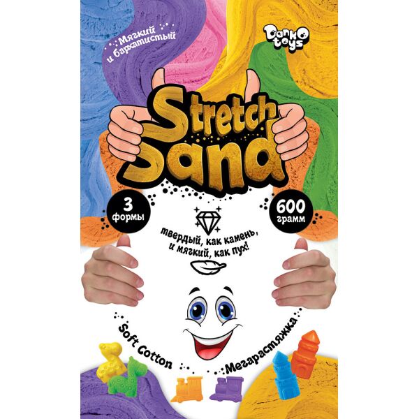 

Кинетический песок Stretch Sand 600г(STS-04-01)