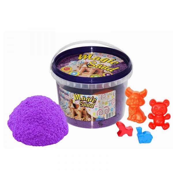 

Кинетический песок Magik sand, 0.500кг, сиреневый(371-4S)