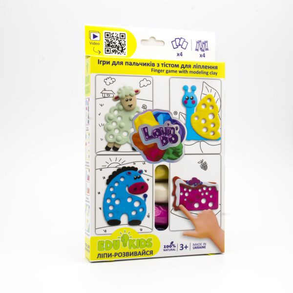

Набор для лепки TM Lovin'Do «Edu kids»«Игри для пальчиков10»(41053)