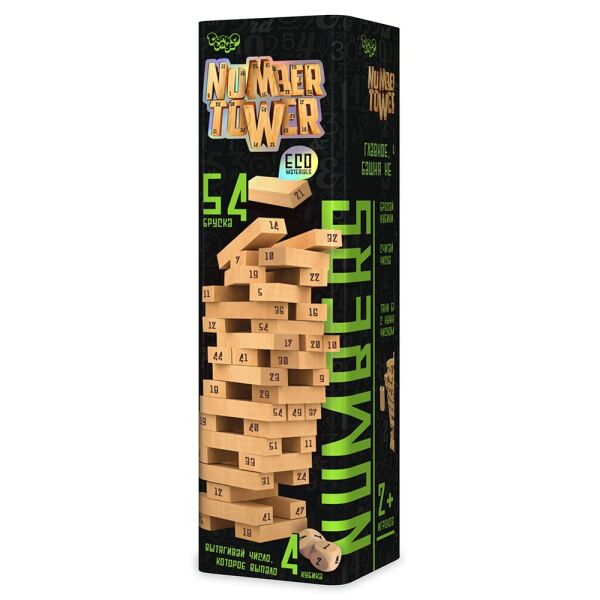 

Игра настольная развивающая «NUMBER TOWER»(NT-01)