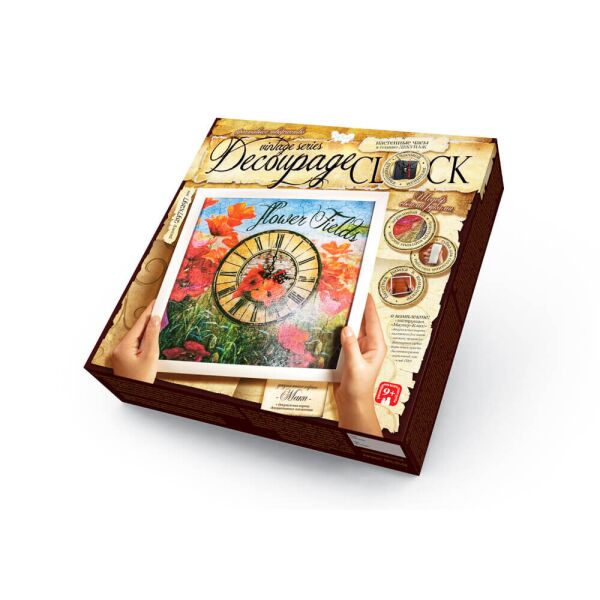 

Часы Decoupage Clock, с рамкой(DKC-01-04)