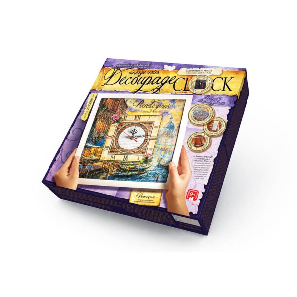

Часы Decoupage Clock, с рамкой(DKC-01-01)