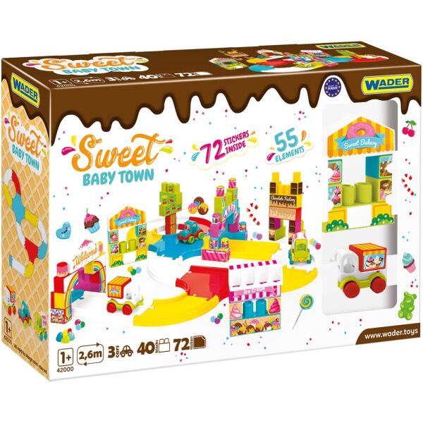 Трасса с конструктором Сладкий городок Sweet baby town(42000)
