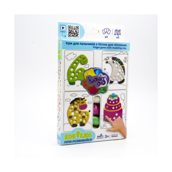 

Набор для лепки TM Lovin'Do «Edu kids» «Игри для пальчиков4»(41045)