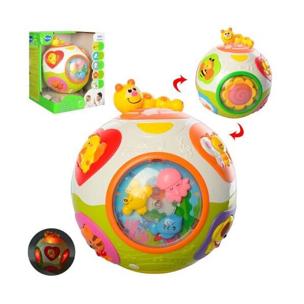

Игра шар Hola, 16см, звуки животных, на батарейках(938)