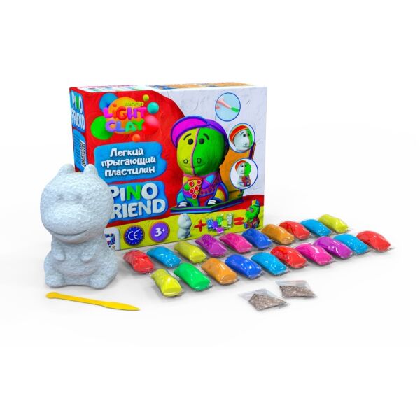 

Набор легкого прыгающего пластилина Pino Friend Рокки(70060)