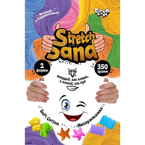 

Кинетический песок Stretch Sand 350г(STS-04-02)