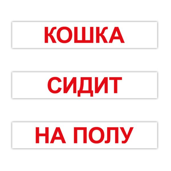 

Карточки большие русские «Чтение по Доману» 120 слов(095344)