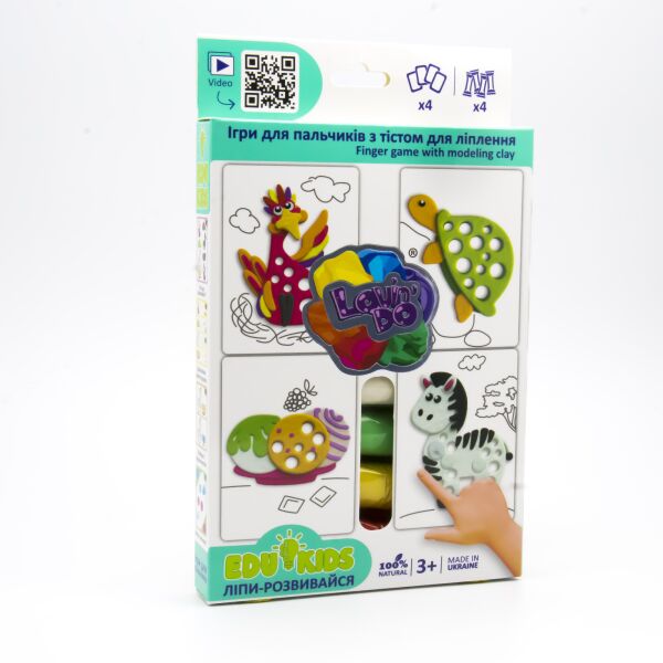 

Набор для лепки TM Lovin'Do «Edu kids» «Игри для пальчиков6»(41047)
