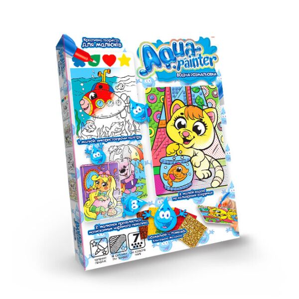 

Набор для творчества «AQUA PAINTER» укр.(AQP-01-08U)