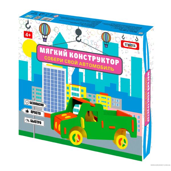 

Конструктор мягкий «Автомобиль грузовик»(6101S)