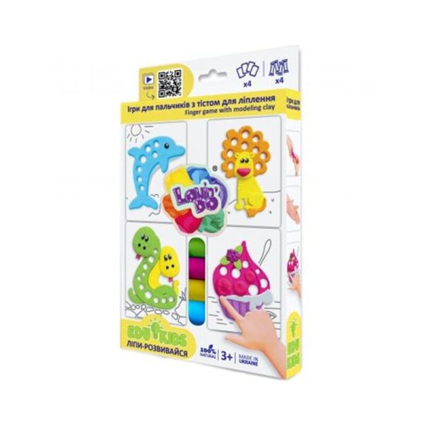 

Набор для лепки TM Lovin'Do «Edu kids» «Игри для пальчиков7»(41048)