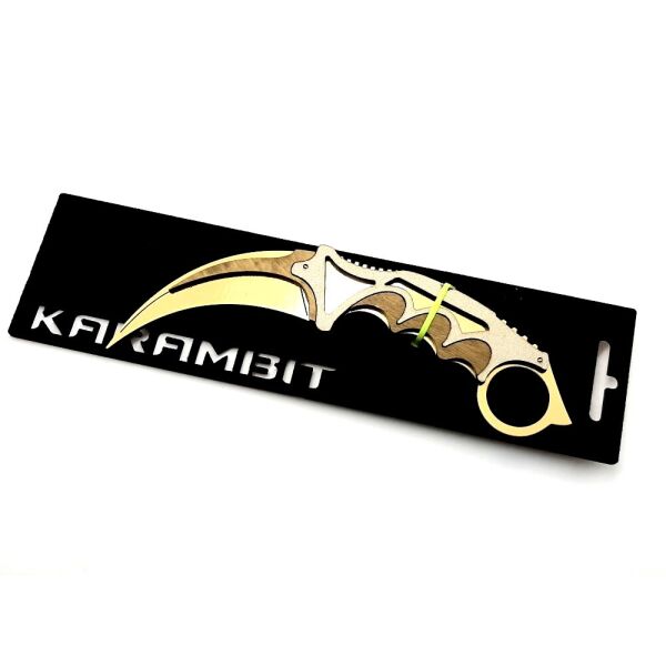 

Нож деревянный «Керамбит» Золото(KAR-G)