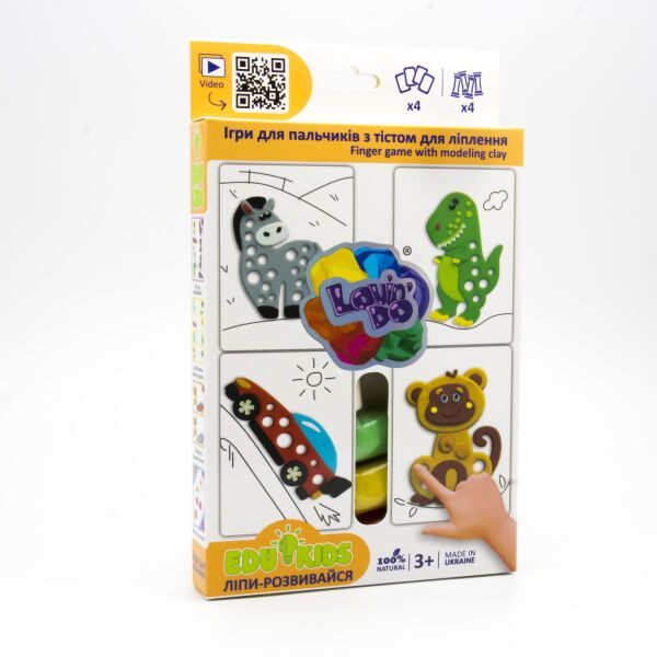 

Набор для лепки TM Lovin'Do «Edu kids» «Игри для пальчиков8»(41049)