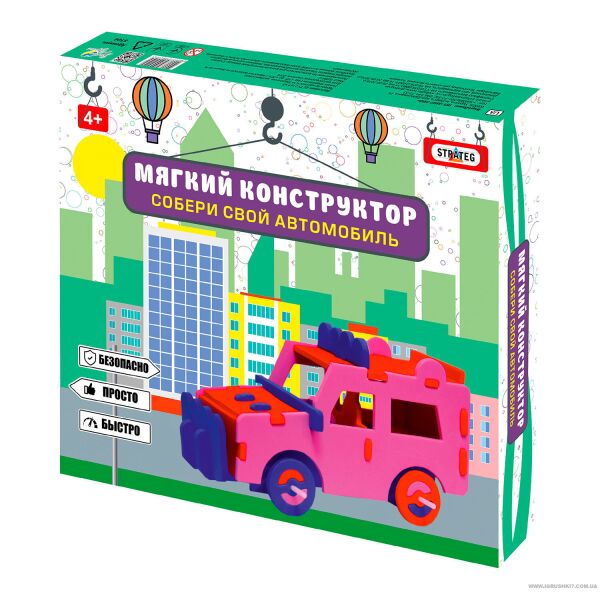 

Конструктор мягкий «Автомобиль-джип»(6104S)