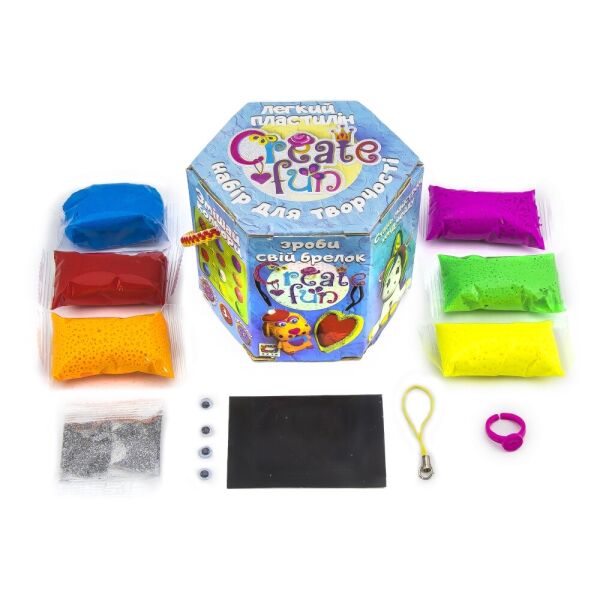 

Легкий прыгающий пластилин Moon Light Clay Crea, брелок(70031)